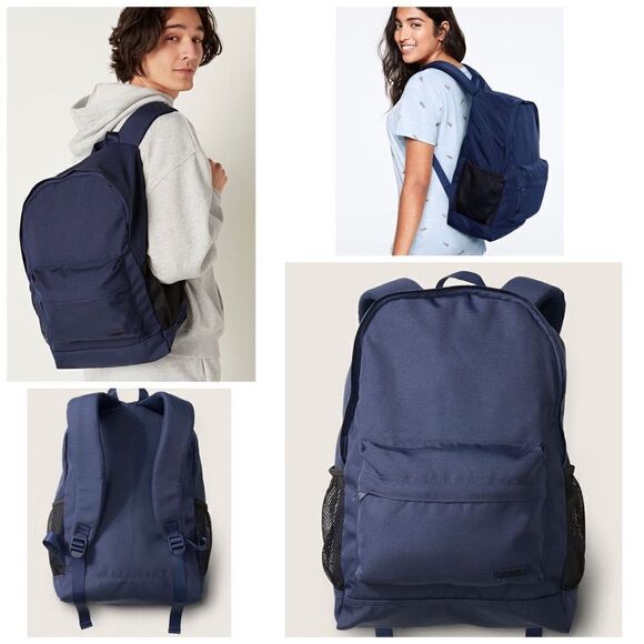 [pink] navy classic backpack - Picture 2 of 2